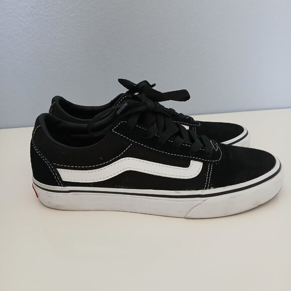 Vans Ward Women's SIze 8 Black and White Suede and Canvas Sneakers - Picture 13 of 14